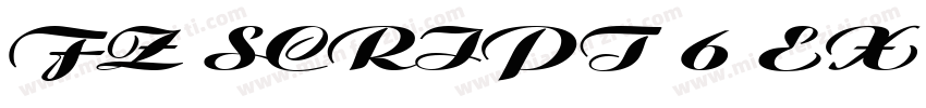 FZ SCRIPT 6 EX Norma字体转换